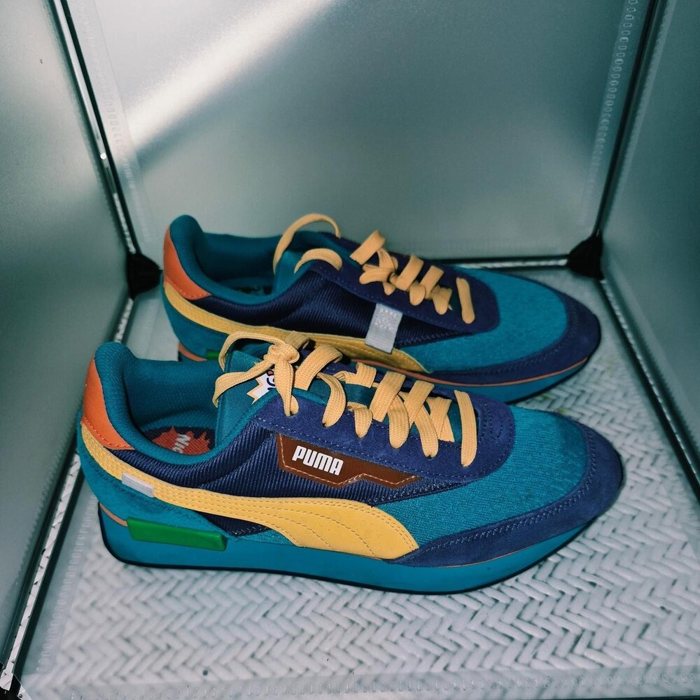Puma x Rugrats sneakers in blue, orange, and yellow size 7 #rugrats #collaborati